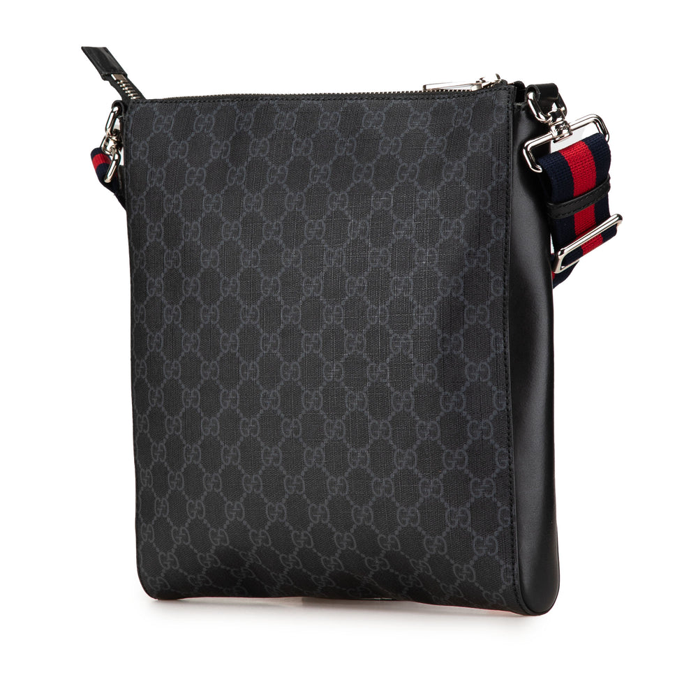 GG Supreme Night Courrier Crossbody Black - Gaby Paris