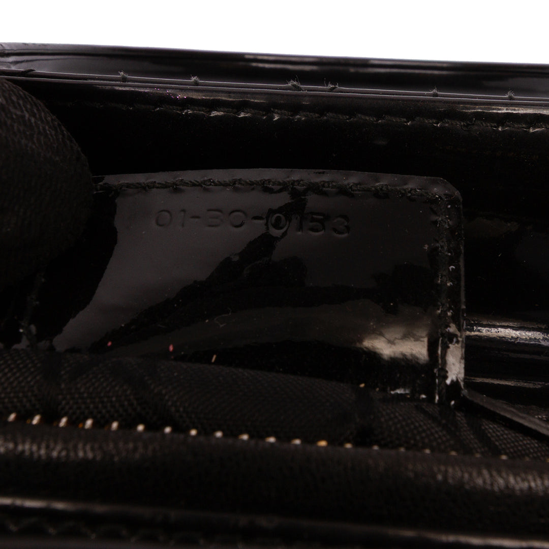 Dior Medium Cuir verni Cannage Lady Dior Noir – GABY PARIS Authentique