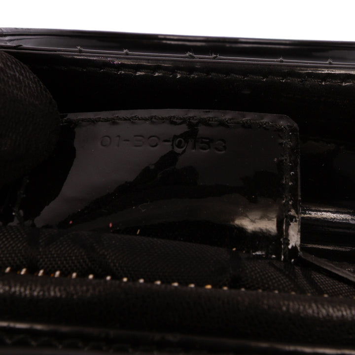 Dior Medium Cuir verni Cannage Lady Dior Noir – GABY PARIS Authentique