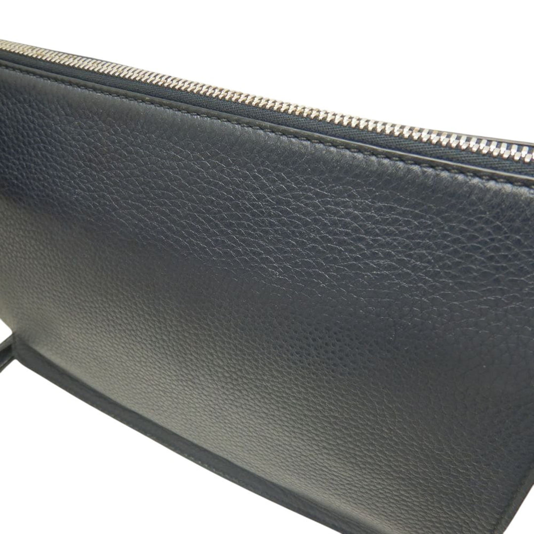 Vitello City Wristlet Pochette Bleu