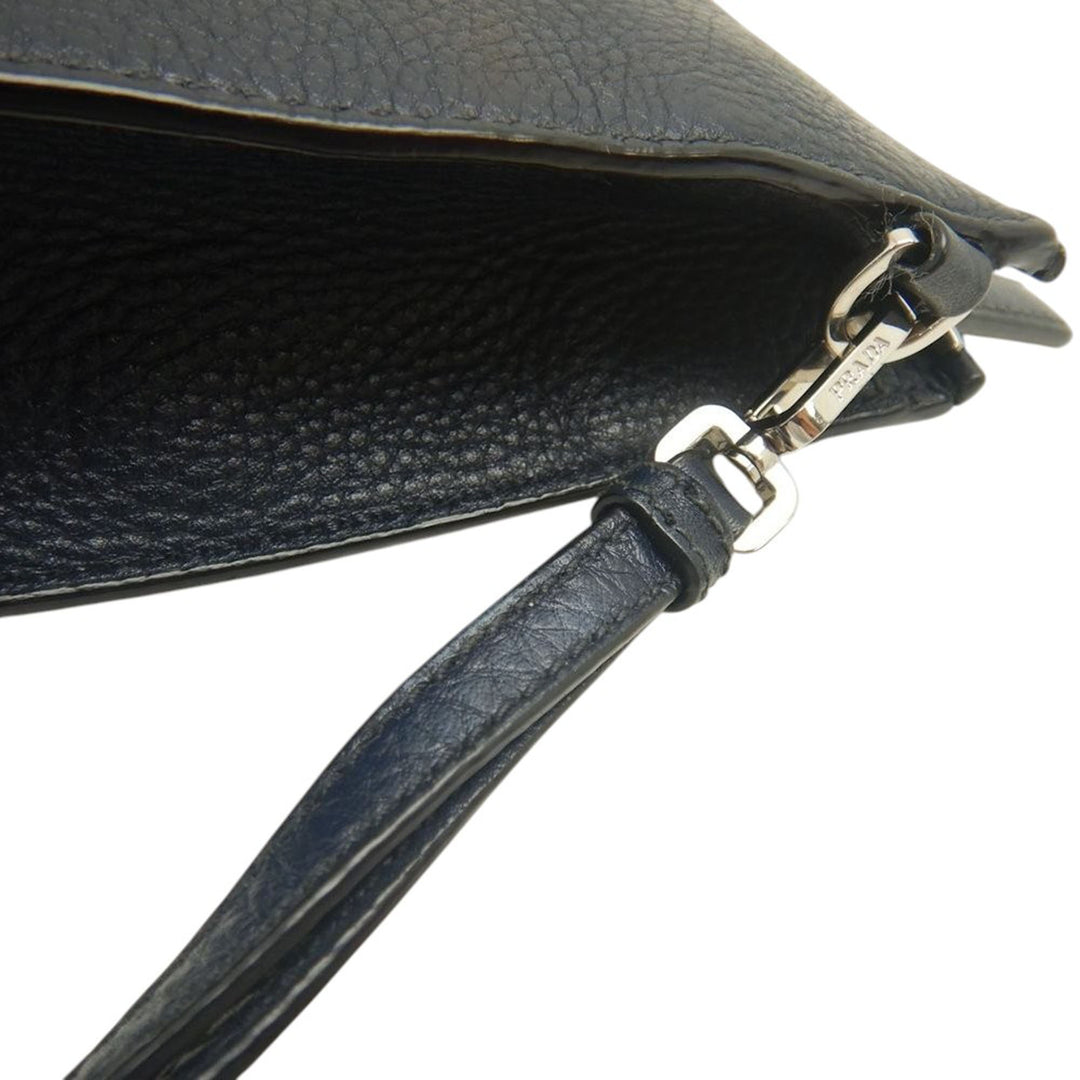 Vitello City Wristlet Pochette Bleu