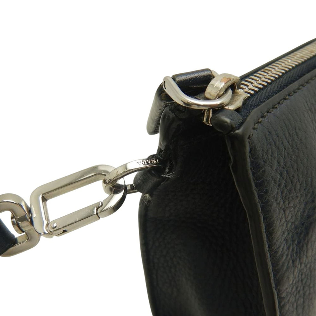 Vitello City Wristlet Pochette Bleu