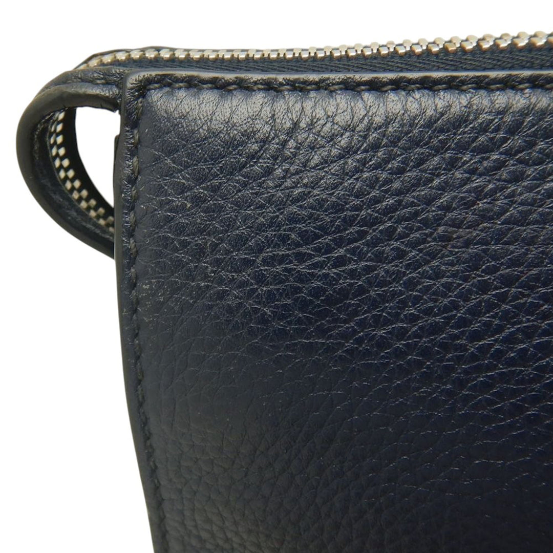Vitello City Wristlet Pochette Bleu