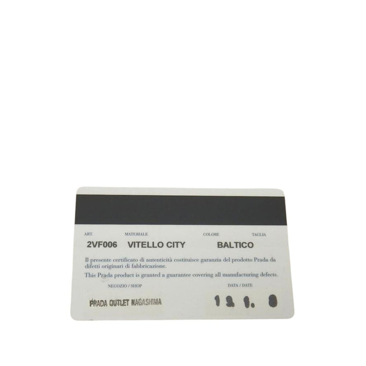Vitello City Wristlet Pochette Bleu