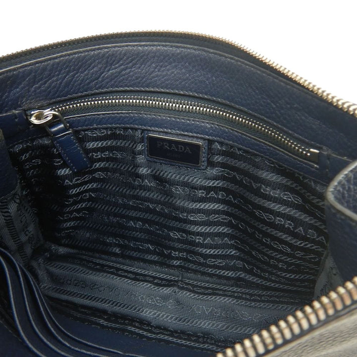 Vitello City Wristlet Pochette Bleu