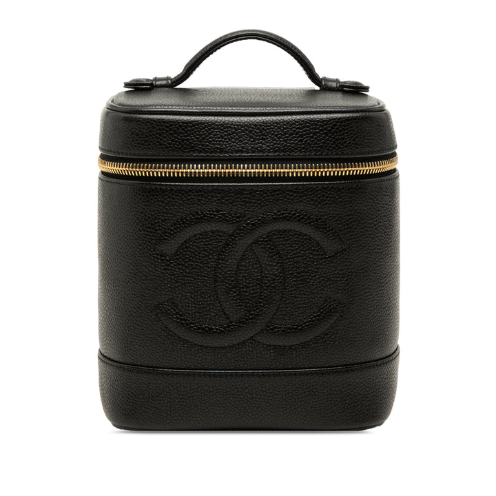 CC Vanity Cuir caviar Noir
