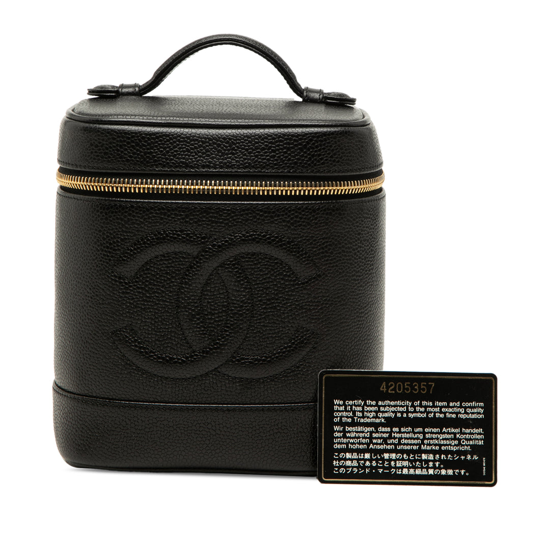 CC Vanity Cuir caviar Noir