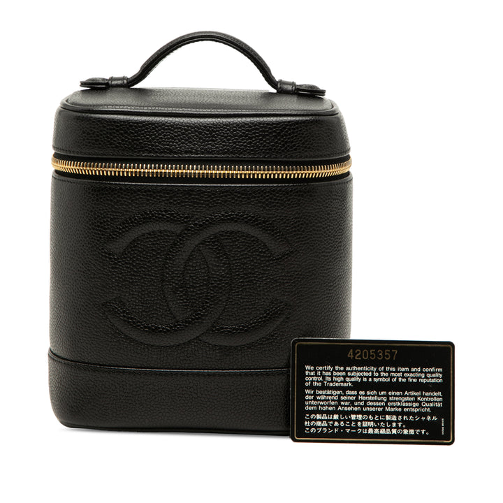 CC Vanity Cuir caviar Noir