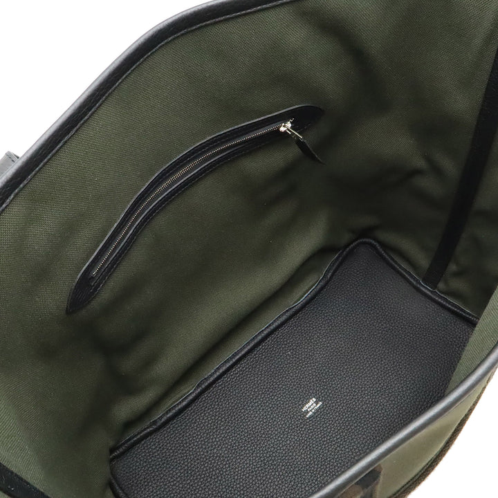Hermès Toile Militaire et Clemence Pursangle Cabas