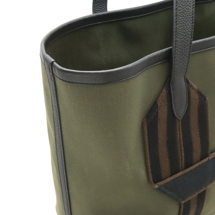 Hermès Toile Militaire et Clemence Pursangle Cabas
