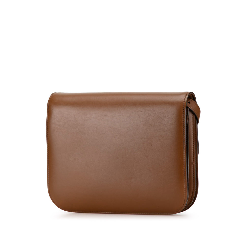 Medium Calfskin Classic Box Brown - Gaby Paris