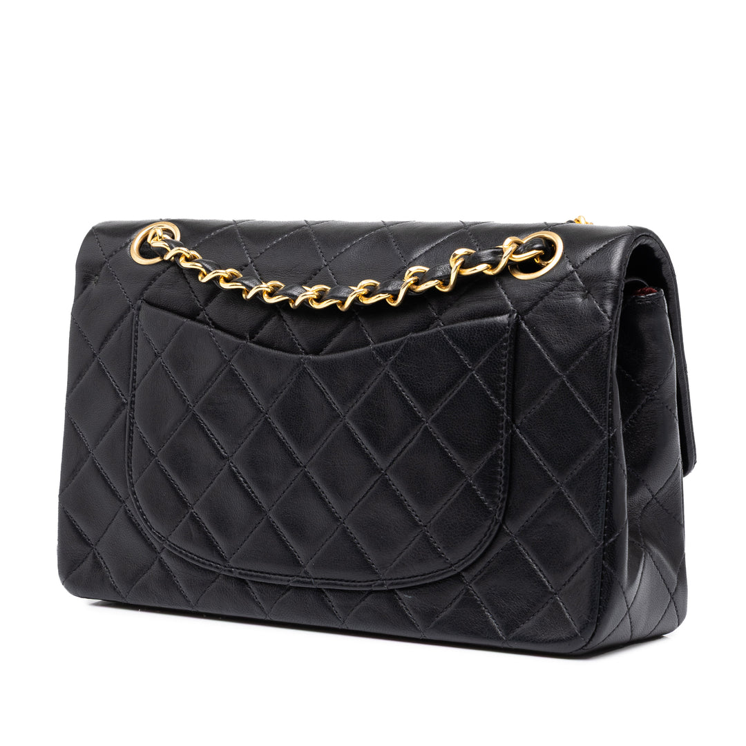Chanel Sac porté épaule Classic Double rabat Petit Cuir d'agneau Noir – vue 2 – GABY PARIS