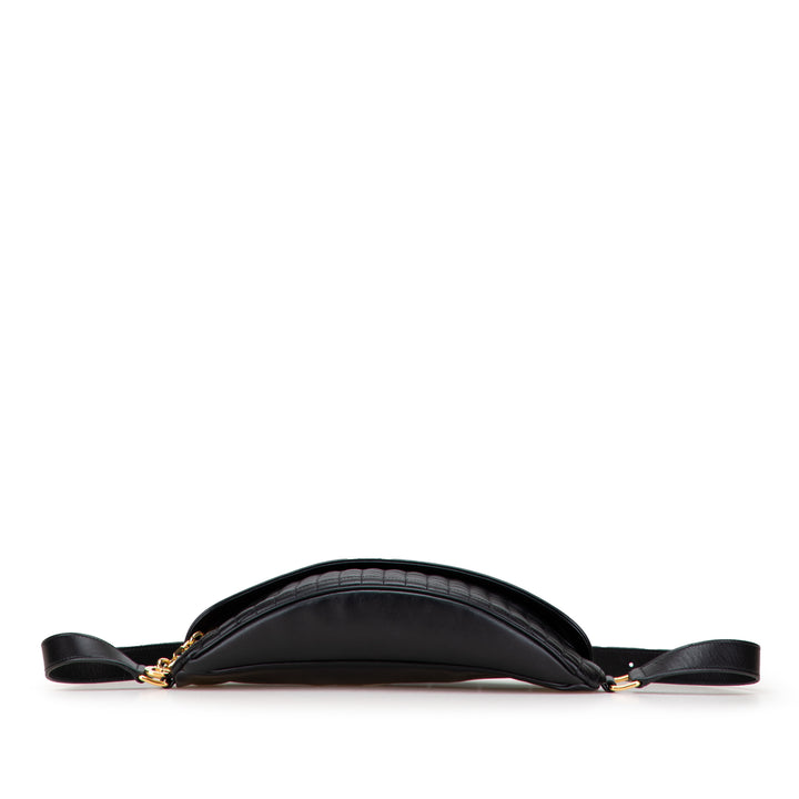 Celine Quilted Cuir de veau C Charm Belt Bag Noir – GABY PARIS Authentique