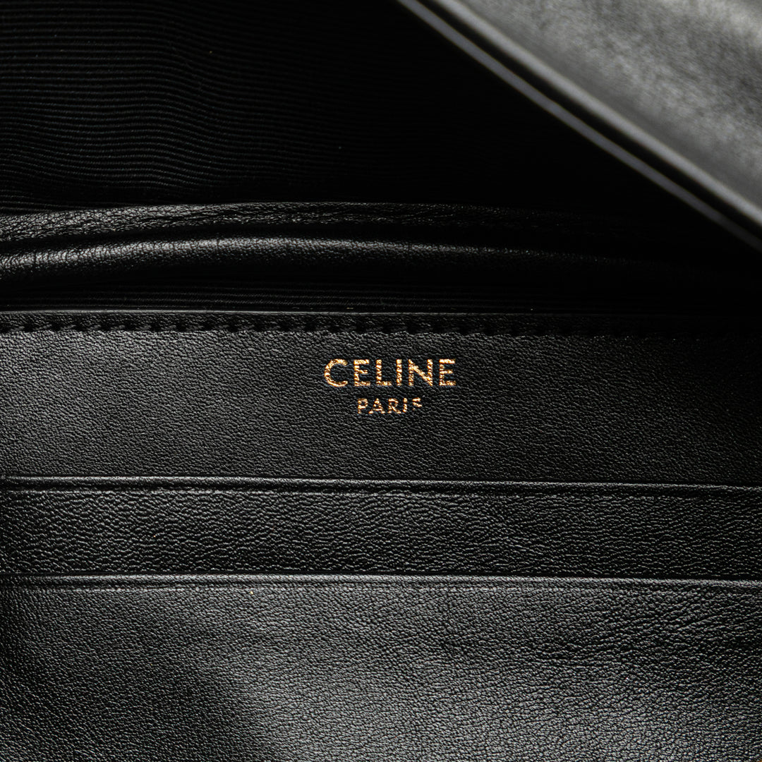 Celine Quilted Cuir de veau C Charm Belt Bag Noir – GABY PARIS Authentique