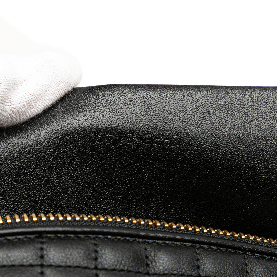 Celine Quilted Cuir de veau C Charm Belt Bag Noir – GABY PARIS Authentique