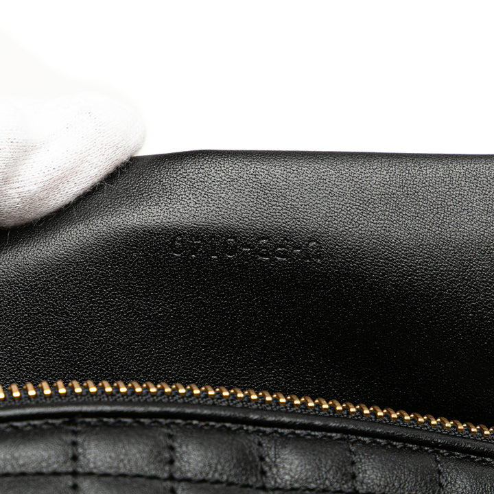Celine Quilted Cuir de veau C Charm Belt Bag Noir – GABY PARIS Authentique