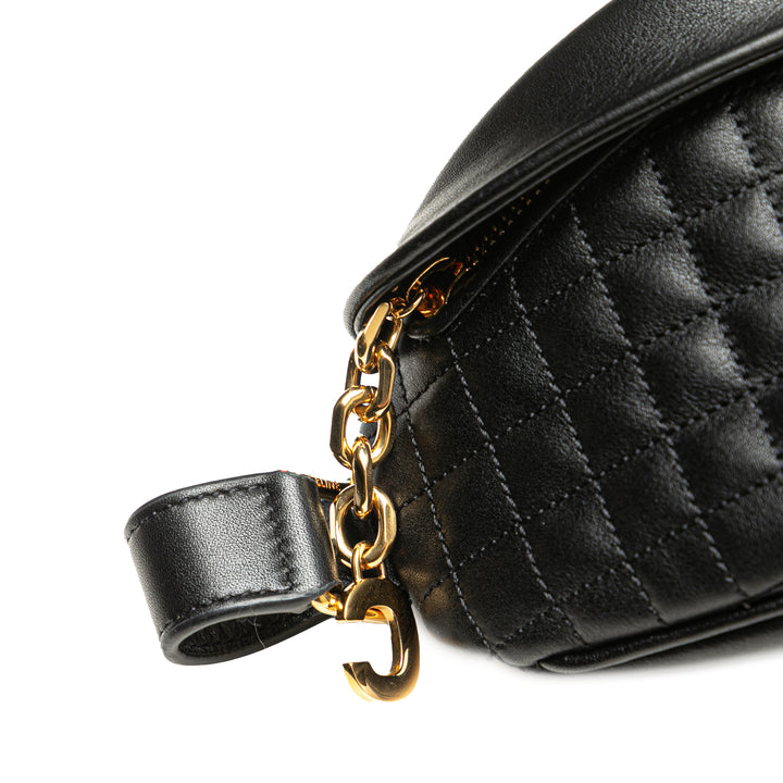 Celine Quilted Cuir de veau C Charm Belt Bag Noir – GABY PARIS Authentique