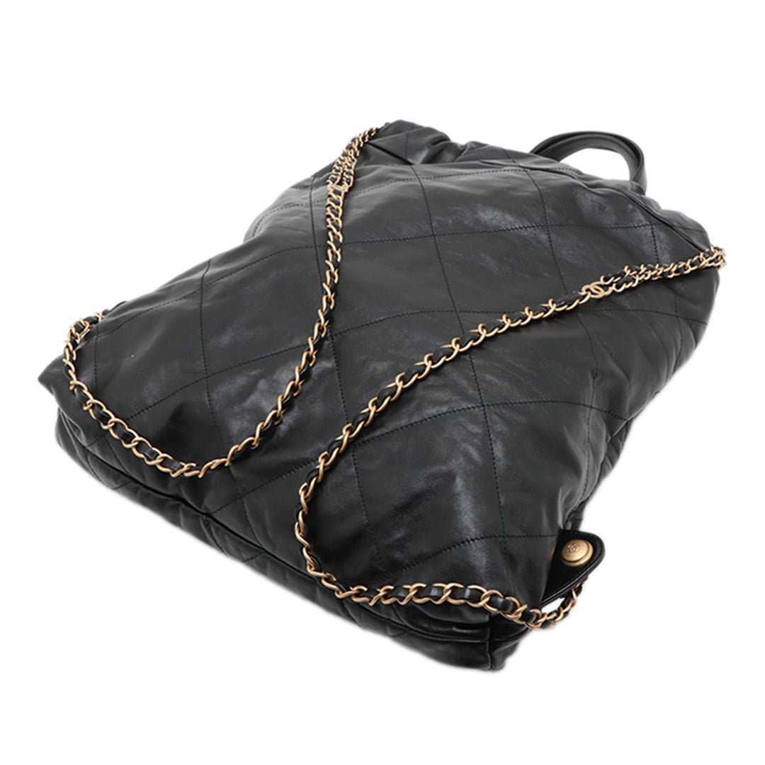 Chanel Small brillant Matelassé Cuir de veau 22 Sac à dos