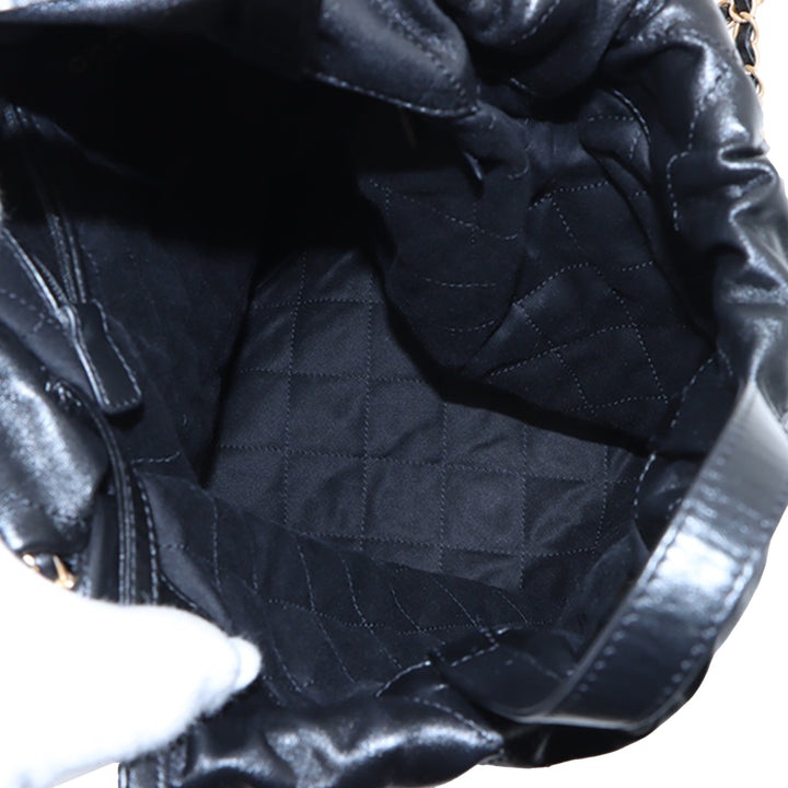 Chanel Small brillant Matelassé Cuir de veau 22 Sac à dos