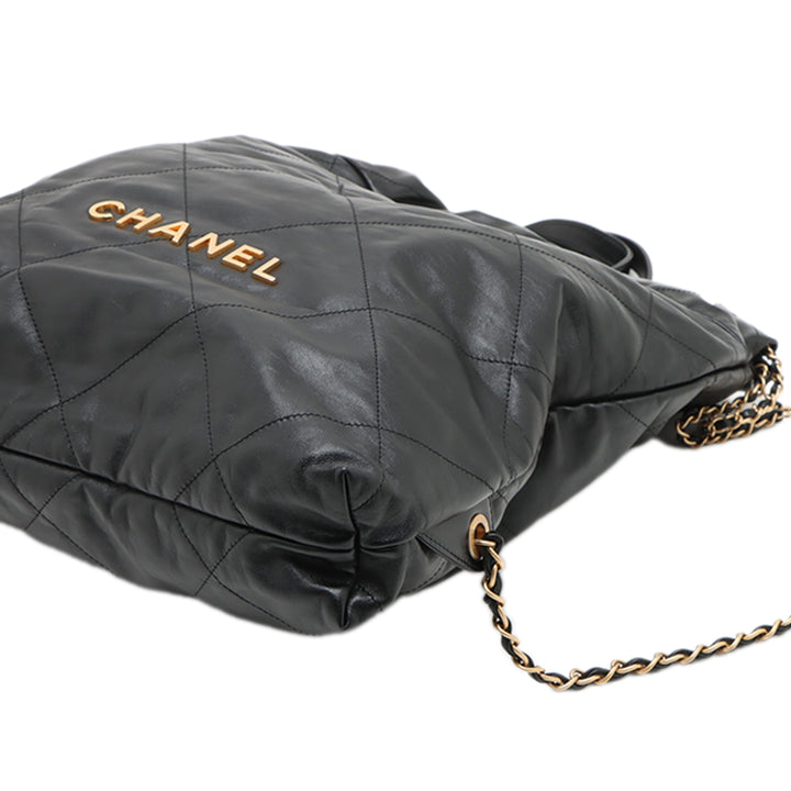 Chanel Small brillant Matelassé Cuir de veau 22 Sac à dos