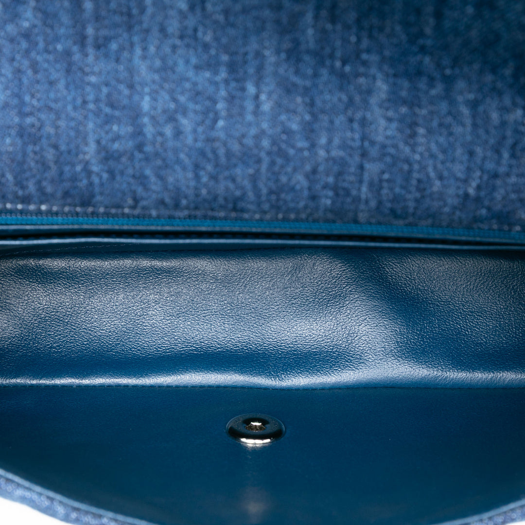 Chanel Medium Classic Jean Braided Simple rabat