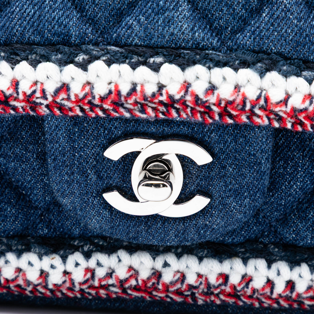 Chanel Medium Classic Jean Braided Simple rabat