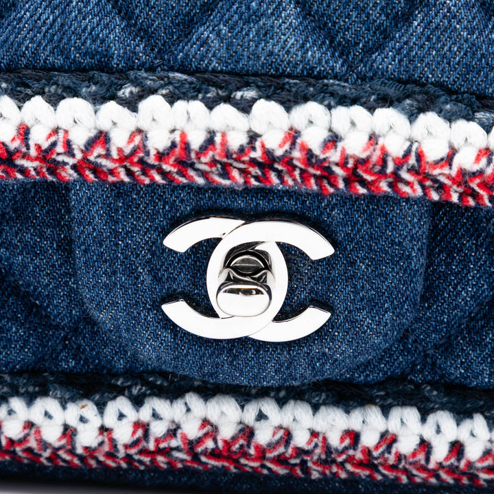 Chanel Medium Classic Jean Braided Simple rabat