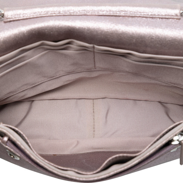 Chanel CC Matelassé Metallic Cuir d’agneau Wallet on Chain