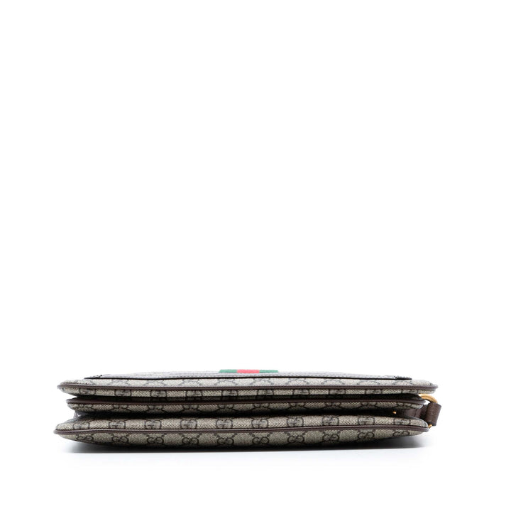 Gucci Medium GG Supreme Web Ophidia Sac porté croisé