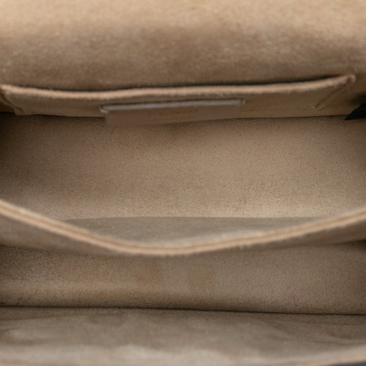 Fendi Small Zucca Embossed Cuir Kan U Sac porté croisé Marron