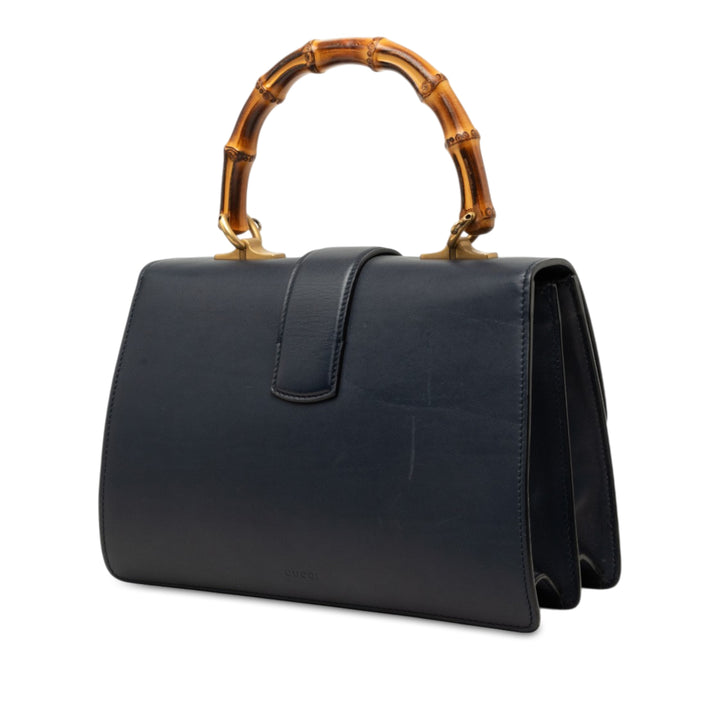 Gucci Bamboo Dionysus Web Sac Moyen Cuir de veau Bleu