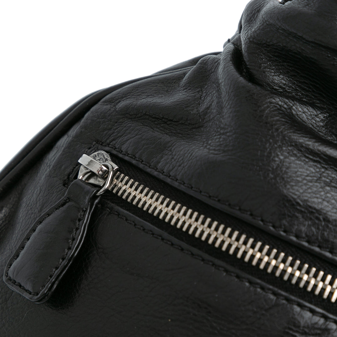 Chanel CC Cuir de veau Dual Twin Chain Sac à main Noir – GABY PARIS Authentique