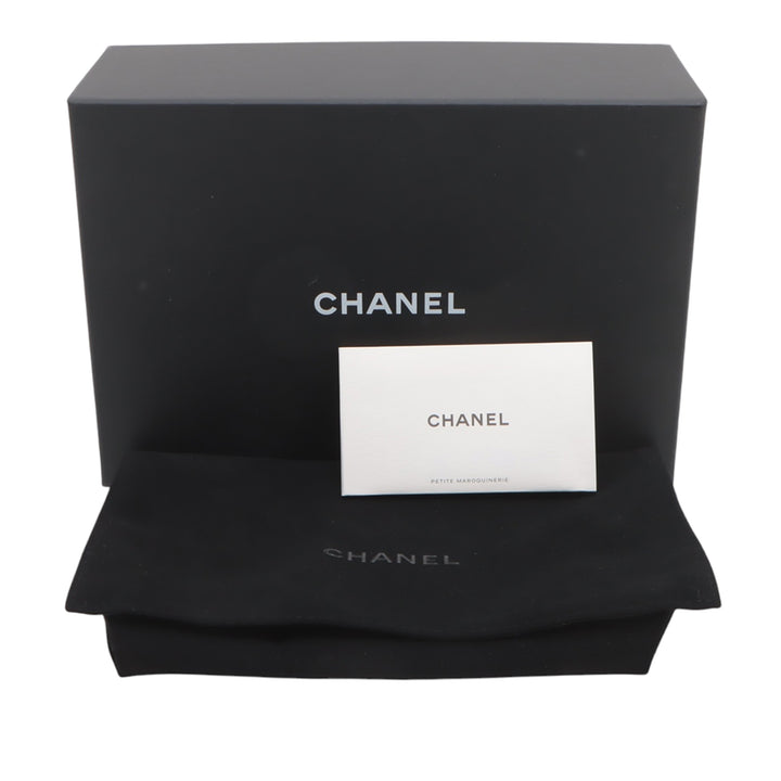 Chanel CC Quilted Velour Half Moon Chain Sac porté croisé Noir