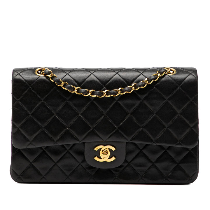 Chanel Medium Classic Cuir d’agneau Double rabat