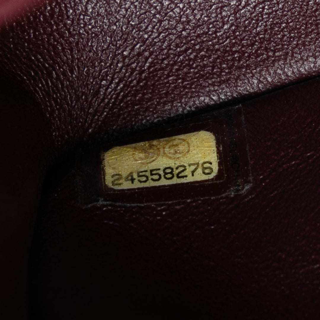 Chanel Medium Classic Chevron Cuir d’agneau Double rabat