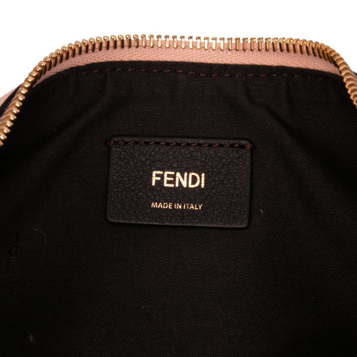 Small Leather Fendigraphy Hobo Pink - Gaby Paris