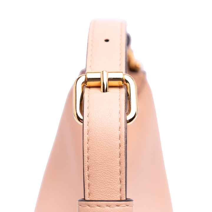 Small Leather Fendigraphy Hobo Pink - Gaby Paris