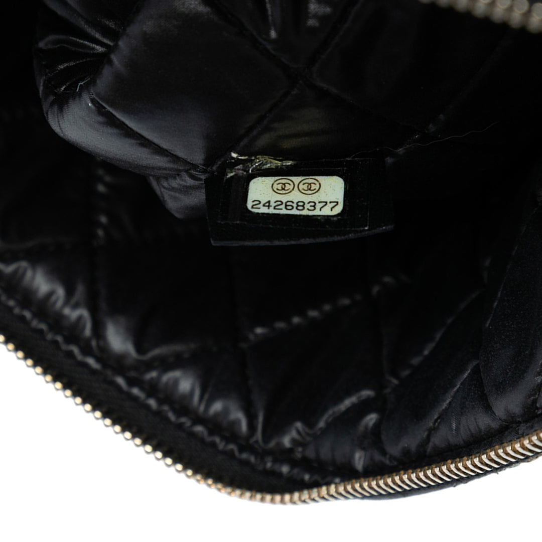 Chanel CC Bicolor Quilted Cuir d’agneau Pochette Noir – GABY PARIS Authentique