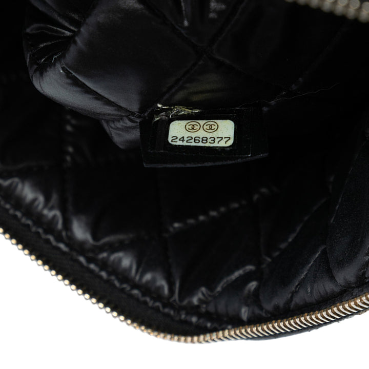 Chanel CC Bicolor Quilted Cuir d’agneau Pochette Noir – GABY PARIS Authentique