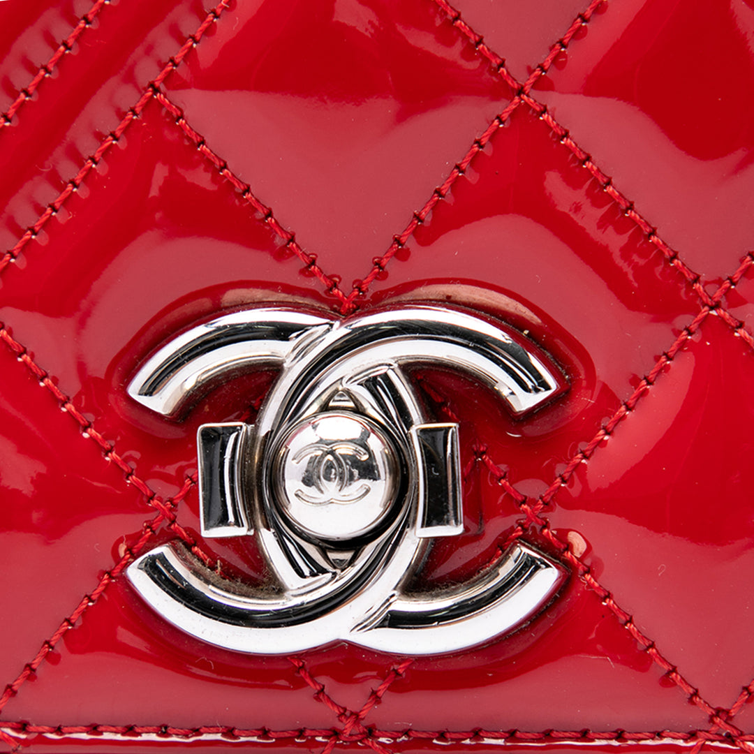 Chanel Coco Boy à rabat Moyen Rouge – vue 5 – GABY PARIS