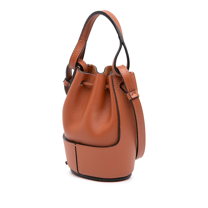 LOEWE Sac seau Balloon Nano Marron – vue 2 – GABY PARIS