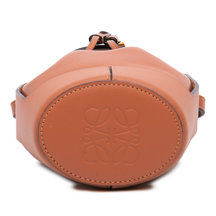 LOEWE Sac seau Balloon Nano Marron – vue 3 – GABY PARIS