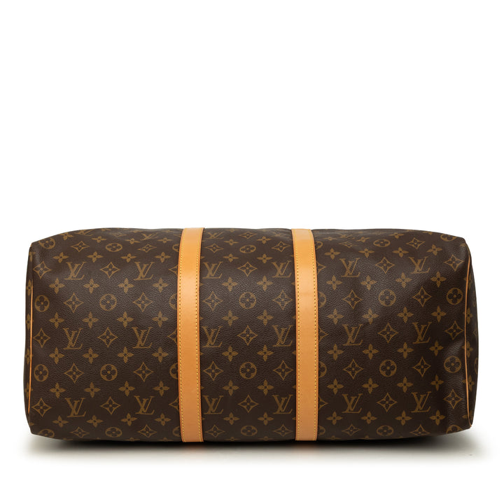 Louis Vuitton Keepall 50 Monogram Marron – vue 3 – GABY PARIS