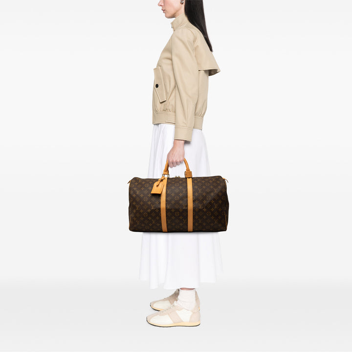 Louis Vuitton Keepall 50 Monogram Marron – vue 6 – GABY PARIS
