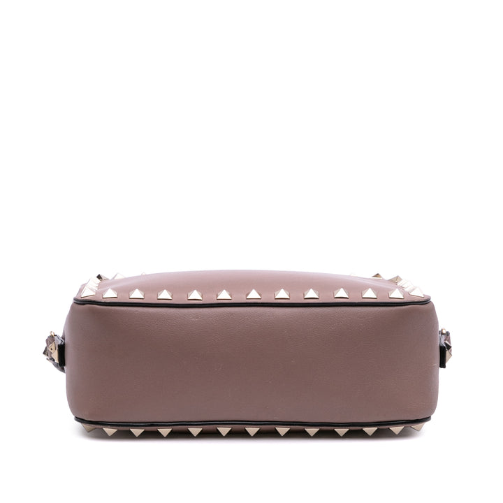 Leather Rockstud Camera Bag Pink - Gaby Paris