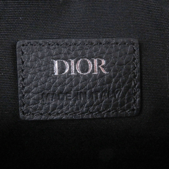 Jacquard et Mesh Dior 8 Sac Messenger Mini Oblique Noir