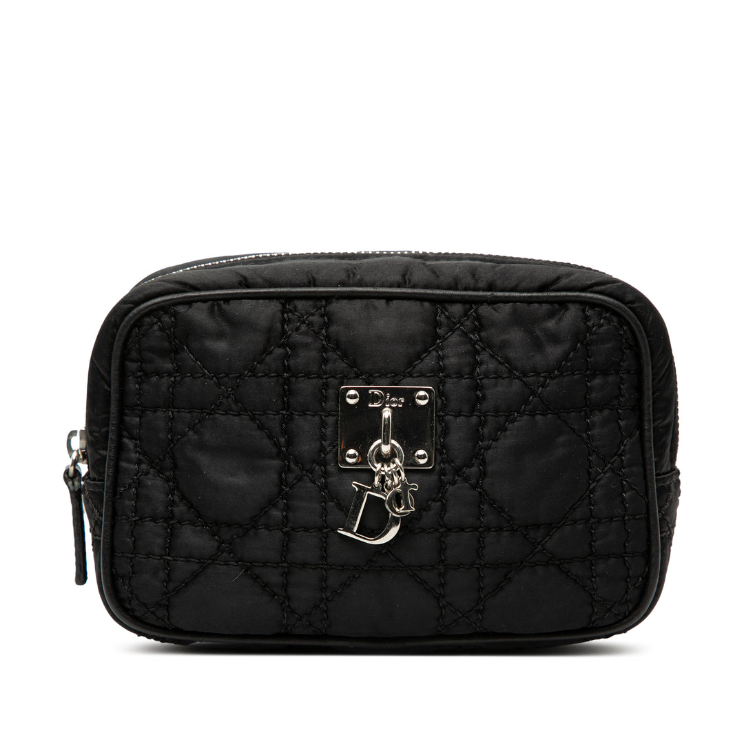 Dior Nylon Cannage Charm Trousse Cosmetic Sac