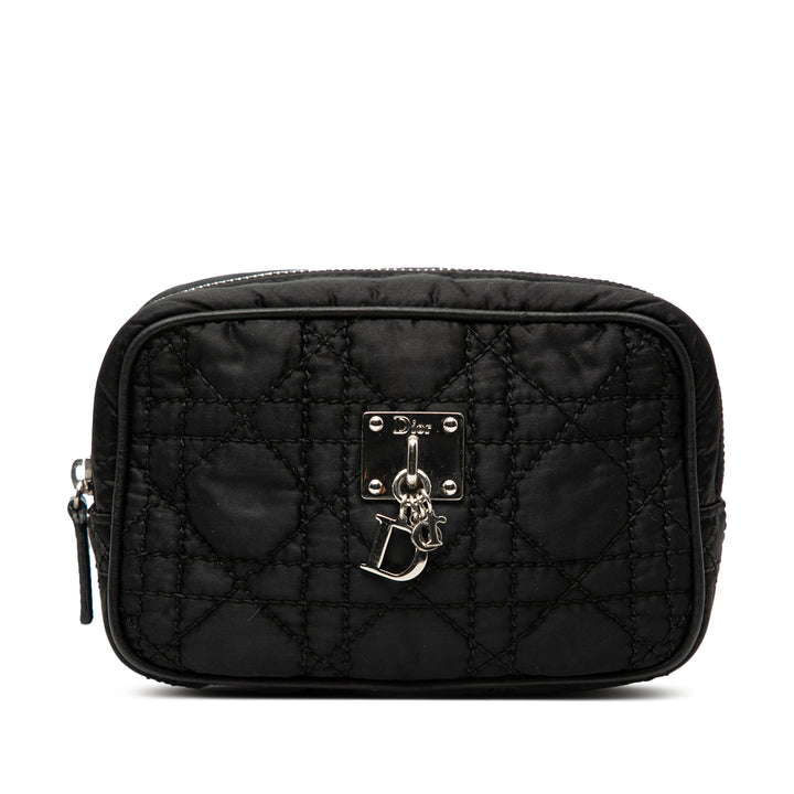 Dior Nylon Cannage Charm Trousse Cosmetic Sac