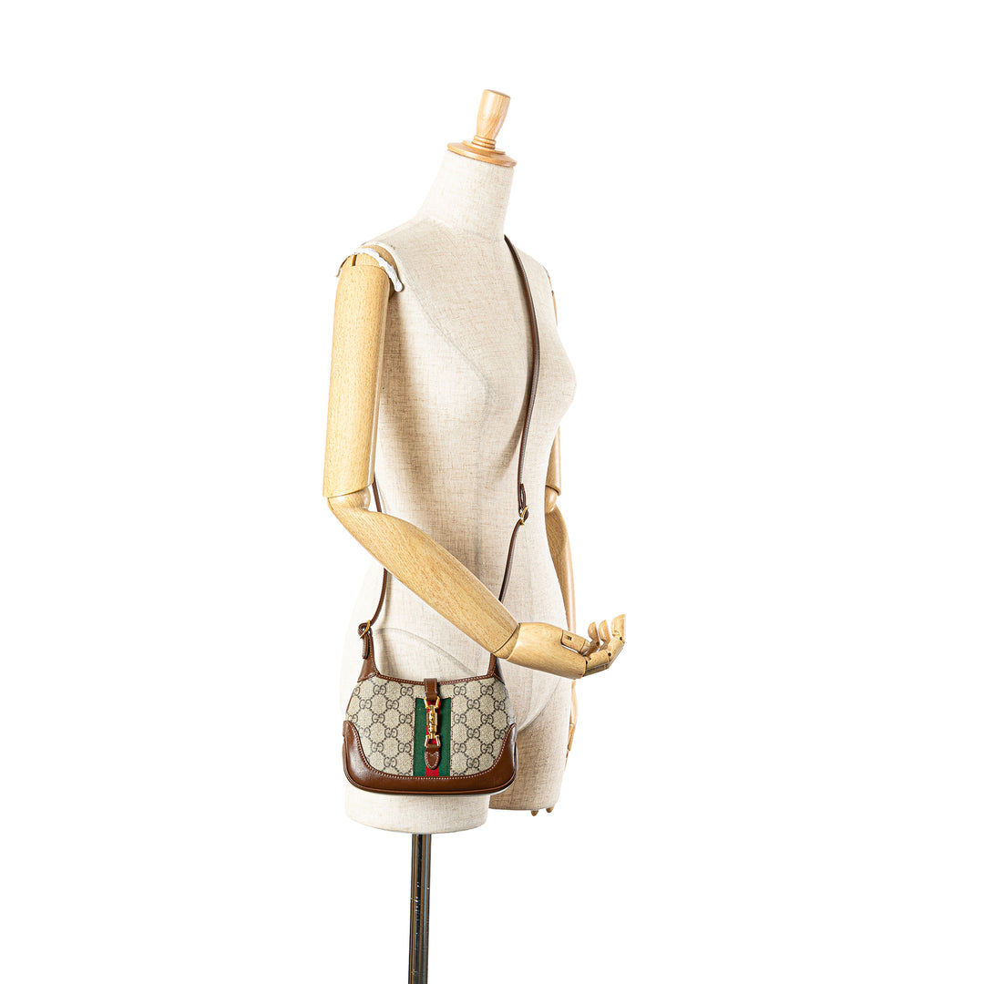 Mini GG Supreme Jackie 1961 Crossbody Brown - Gaby Paris