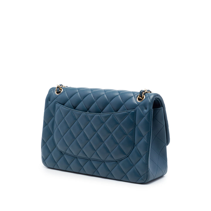 Chanel Jumbo Classic Cuir d’agneau Double rabat